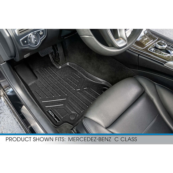 Smart Trim™ Floor Liners For 2015-2021 Mercedes Benz C Class Sedan (No Hybrid Models)