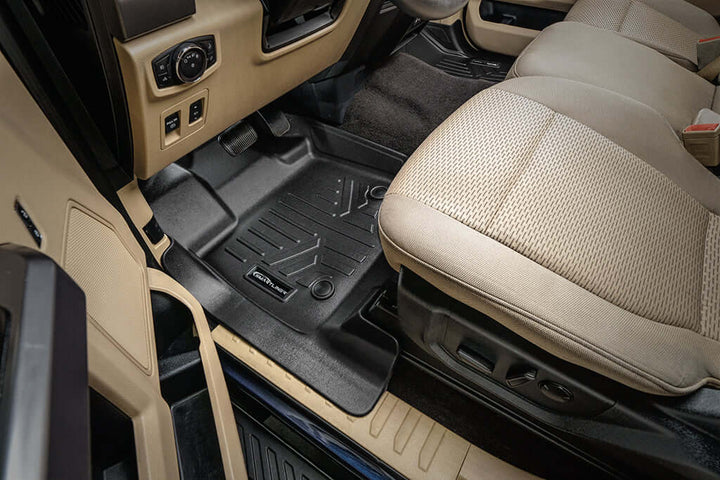 SmartCoverage™ Floor Liners For 2015-2026 Ford F-150 SuperCrew Cab (1st Row Bench) (No OTH and no 2nd Row Underseat Storage)
