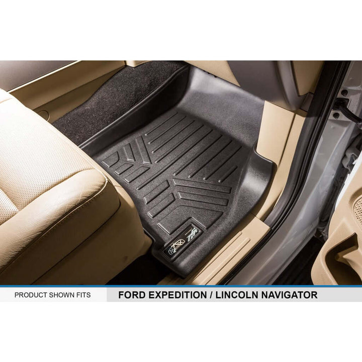 Tapetes SMARTLINER a medida para Ford Expedition/Lincoln Navigator 2011-2017 con asiento corrido en la segunda fila o consola.
