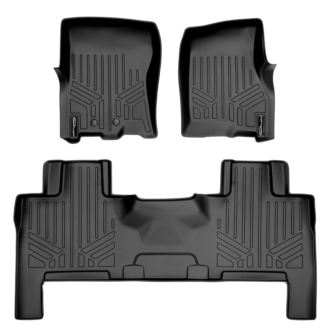 Tapetes SMARTLINER a medida para Ford Expedition/Lincoln Navigator 2011-2017 con asiento corrido en la segunda fila o consola.