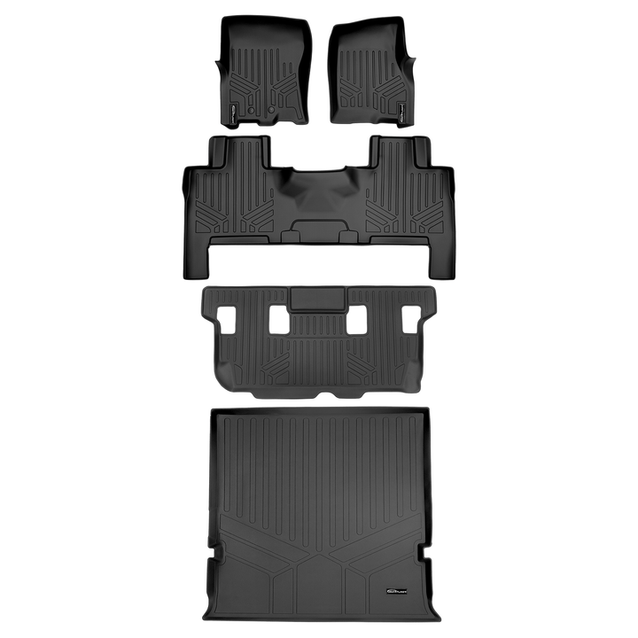 Tapetes SMARTLINER a medida para Ford Expedition/Lincoln Navigator 2011-2017 con asiento corrido en la segunda fila o consola.