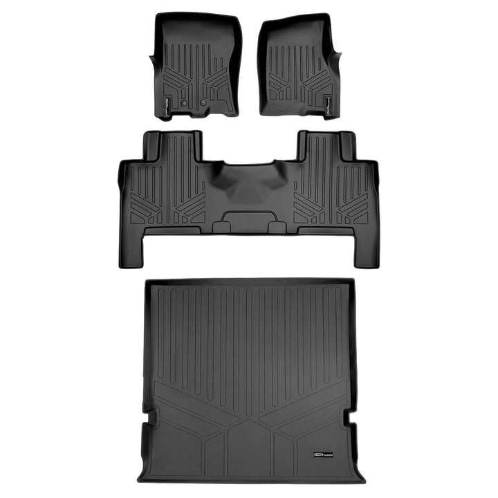 Tapetes SMARTLINER a medida para Ford Expedition/Lincoln Navigator 2011-2017 con asiento corrido en la segunda fila o consola.