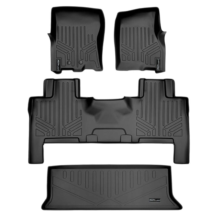 Tapetes SMARTLINER a medida para Ford Expedition/Lincoln Navigator 2011-2017 con asiento corrido en la segunda fila o consola.
