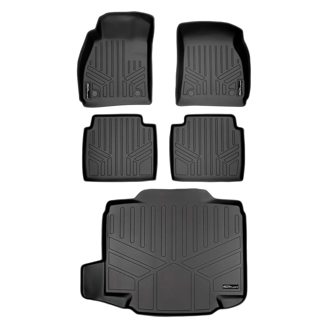 SMARTLINER Floor Liners for 2010-2016 Buick LaCrosse (No eAssist Battery)
