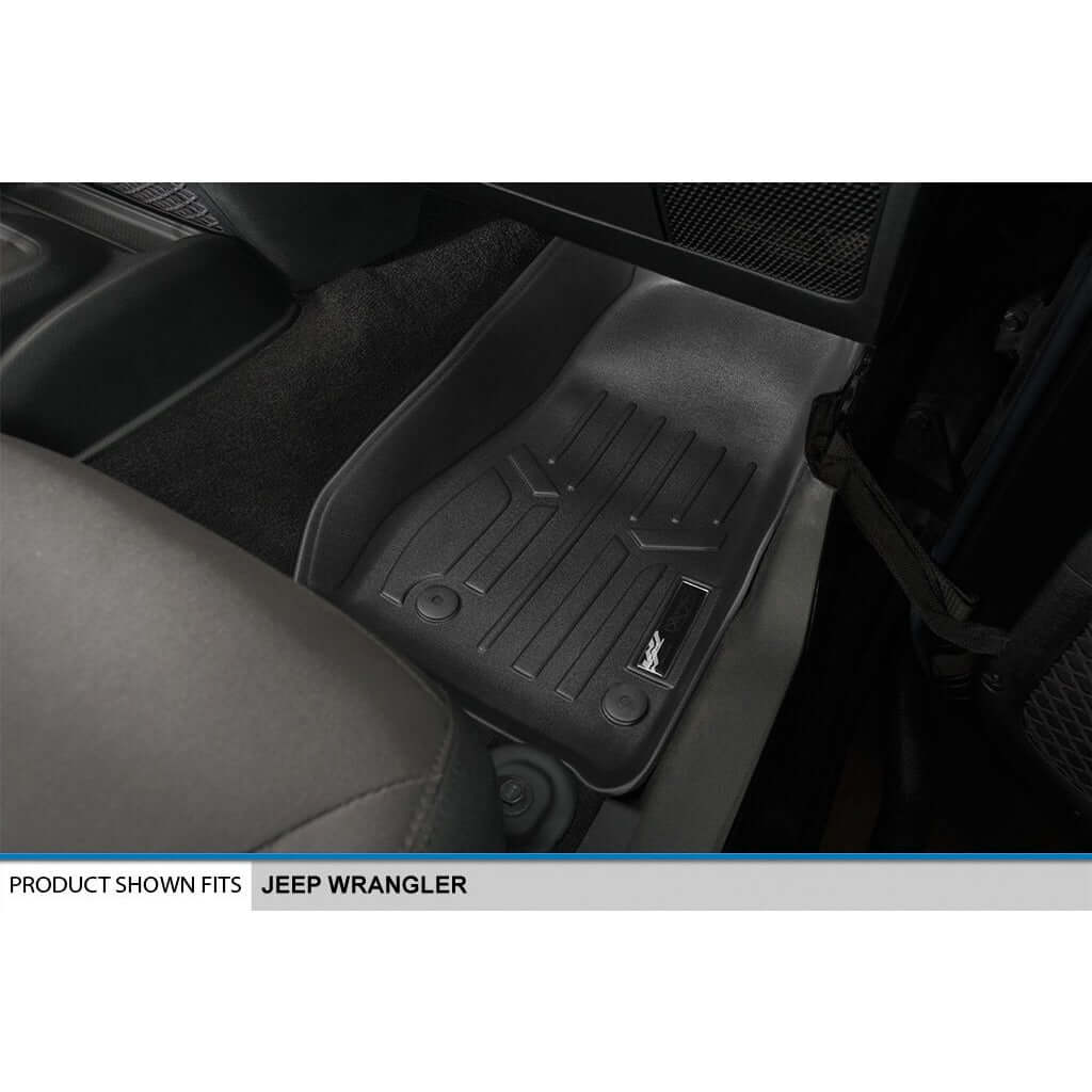 SMARTLINER Floor Liners for 2015-2018 Jeep Wrangler 2 Door Model Only (JK Old Body Style Only)
