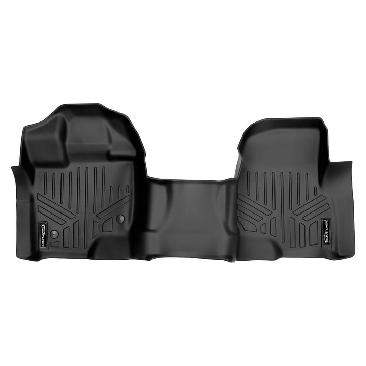 Tapetes SmartCoverage™ a medida para Ford F-150 SuperCab 2015-2025 con asiento corrido en la primera fila y almacenamiento debajo del asiento trasero (vinilo).