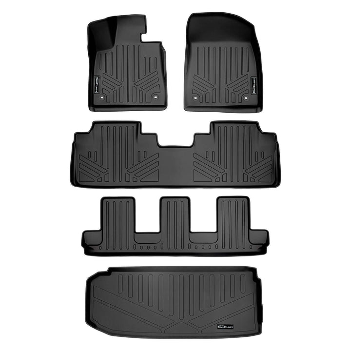 SMARTLINER Floor Liners for 2018-2022 Lexus RXL Hybrid (7 Passenger)