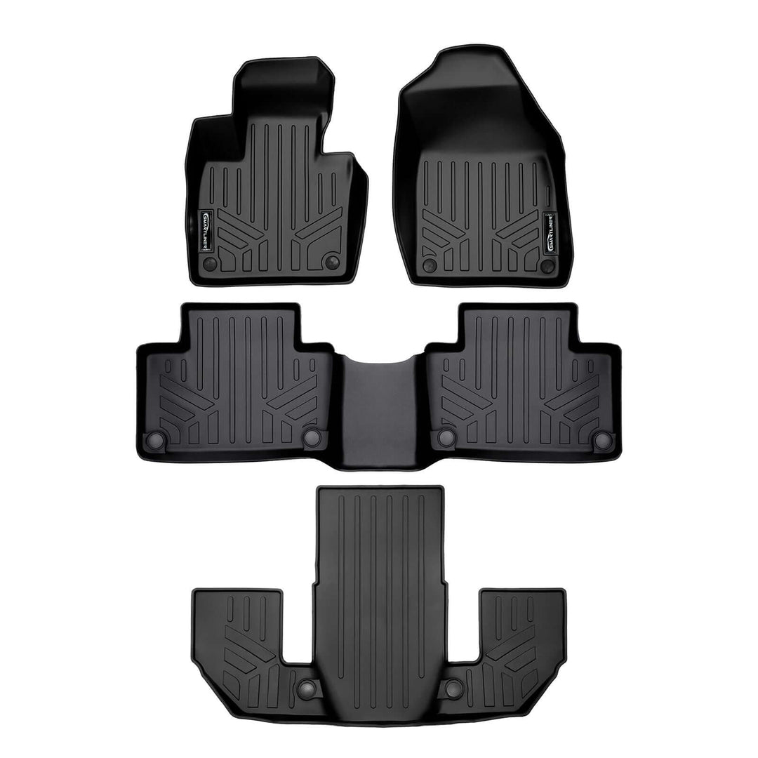 SMARTLINER Floor Liners for 2020-2026 Volvo XC90 (7 Passenger Models. No Plug-in Hybrid Models)