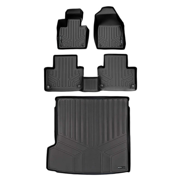 SMARTLINER Custom Fit Floor Liners For 2021-2026 Volvo XC90 (7 Passenger Models)