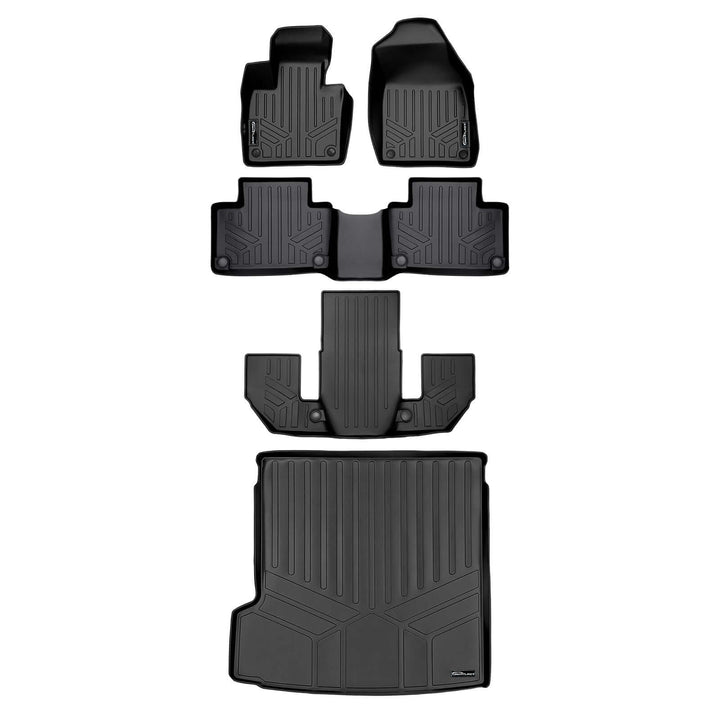 SMARTLINER Floor Liners for 2020-2026 Volvo XC90 (7 Passenger Models. No Plug-in Hybrid Models)