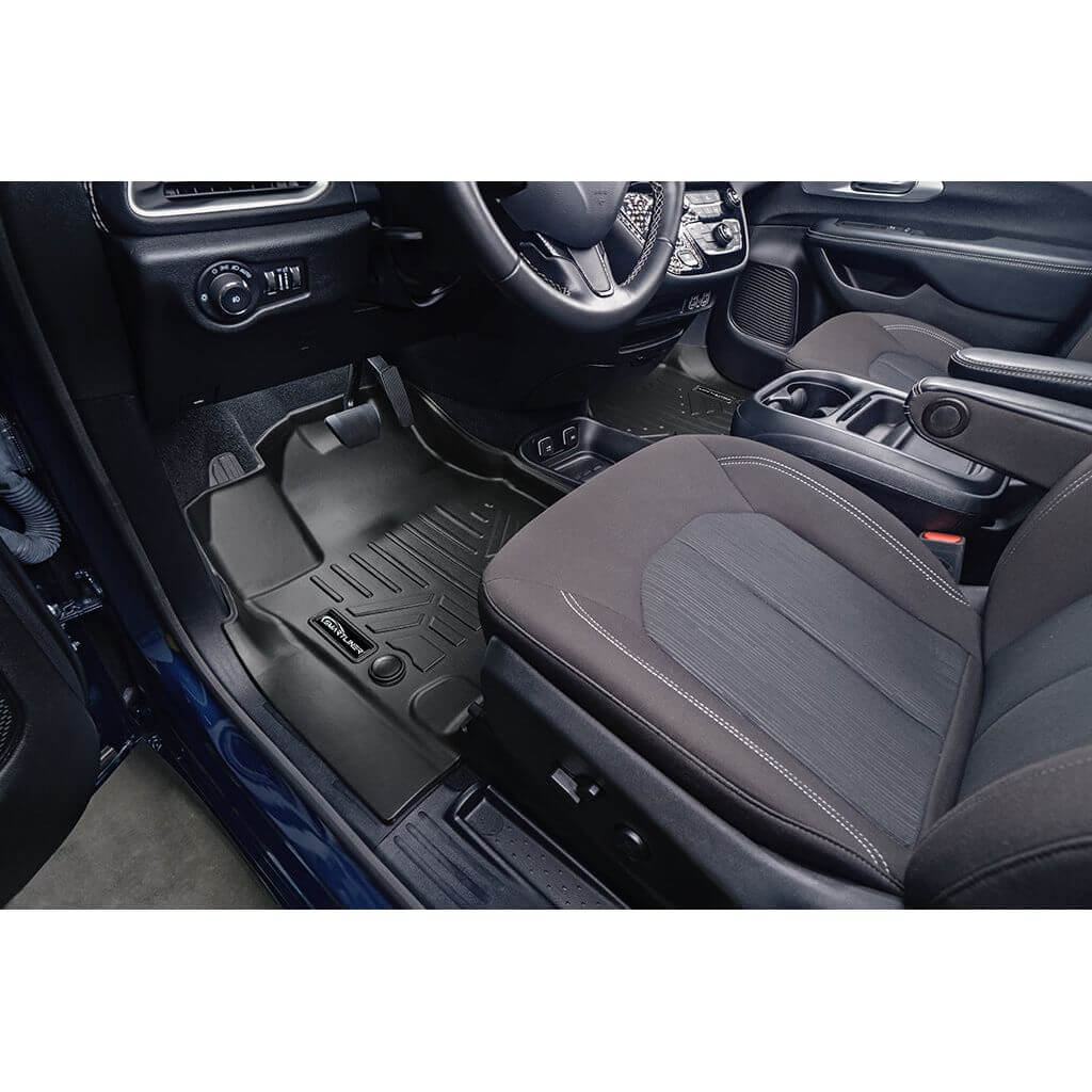 Smart Trim™ Floor Liners For 2017-2020 Chrysler Pacifica (2nd Row Bucket)