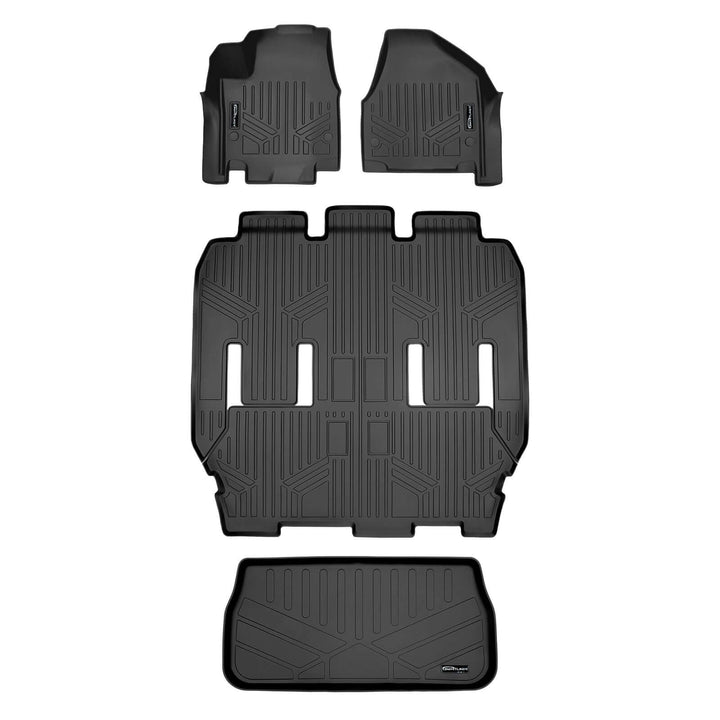 Smart Trim™ Floor Liners For 2022-2025 Chrysler Pacifica (2nd Row Bucket)(Touring & L Models)