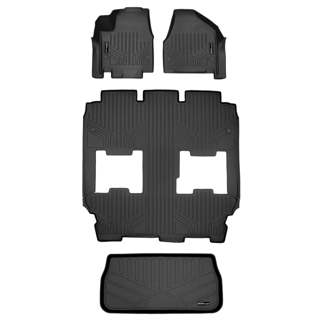 Smart Trim™ Floor Liners For 2017-2024 Chrysler Pacifica Plug-In-Hybrid (Touring Models)