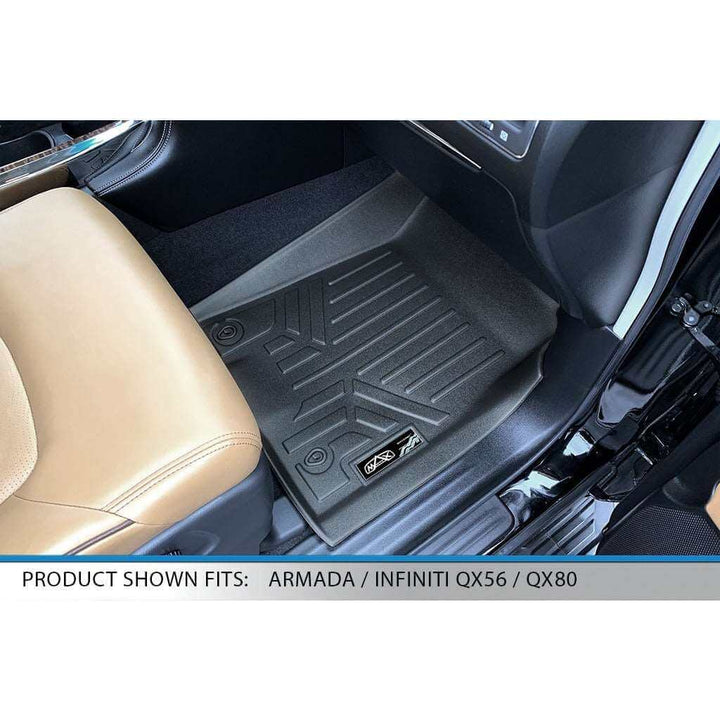SMARTLINER Custom Fit Floor Liners For 17 18 Armada/11 13 Infiniti QX56/2014 2018 QX80