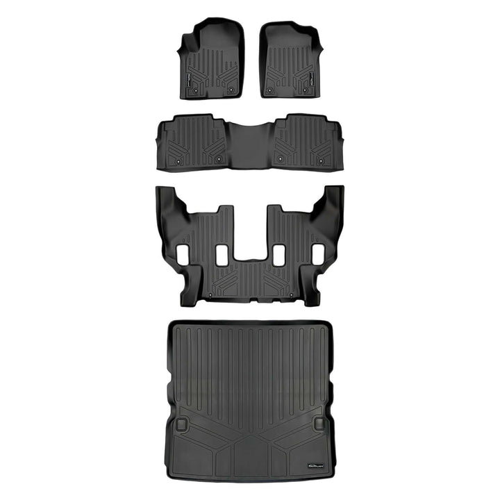 SMARTLINER Custom Fit Floor Liners For 17-18 Armada / 11-13 Infiniti QX56 / 2014-2018 QX80
