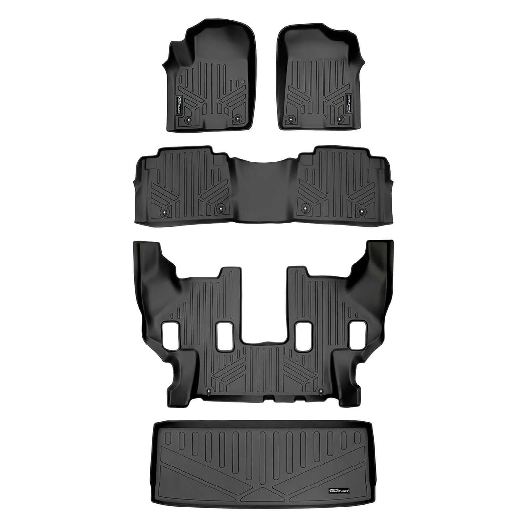 SMARTLINER Custom Fit Floor Liners For 17-18 Armada / 11-13 Infiniti QX56 / 2014-2018 QX80