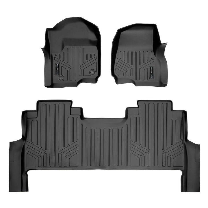 Tapetes SMARTLINER a medida para Ford F-250/F-350 Super Duty Crew Cab 2017-2025 con asiento corrido en la primera fila