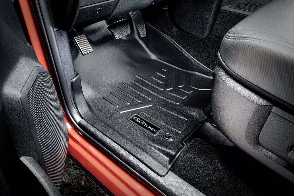 Tapetes SMARTLINER a medida para RAM 2500/3500 Mega Cab 2012-2018 con ganchos delanteros dobles