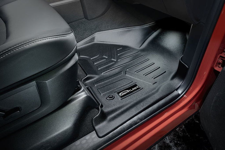 Tapetes SMARTLINER a medida para RAM 2500/3500 Mega Cab 2012-2018 con ganchos delanteros dobles