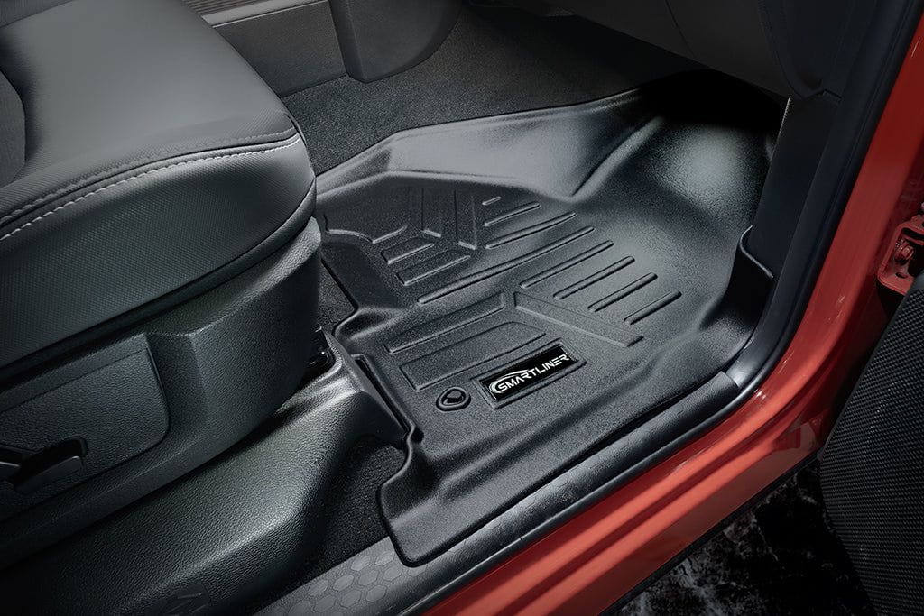 Tapetes SMARTLINER a medida para RAM 2500/3500 Mega Cab 2012-2018 con ganchos delanteros dobles