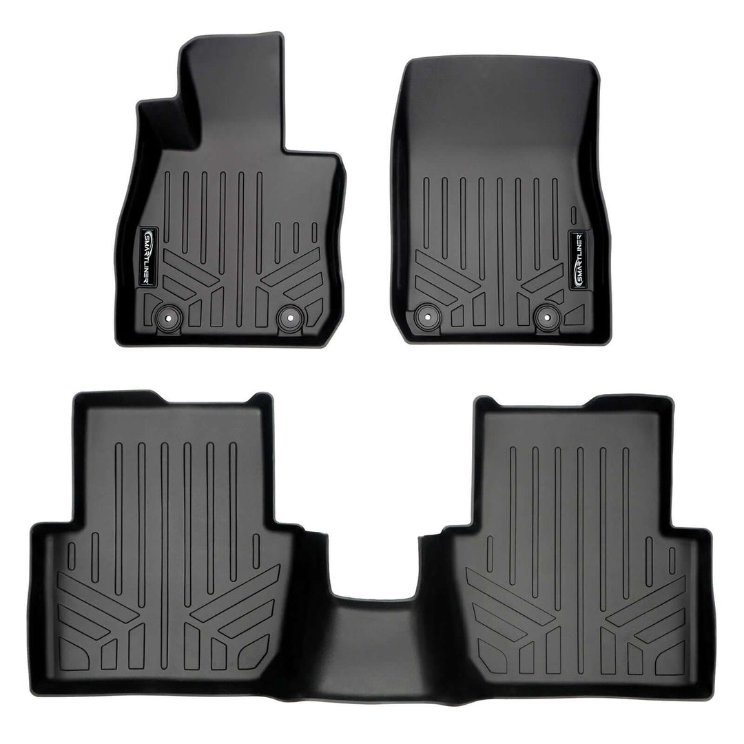 SMARTLINER Custom Fit Floor Liners For 2016-2021 Mazda CX-3 Without Cargo Tray