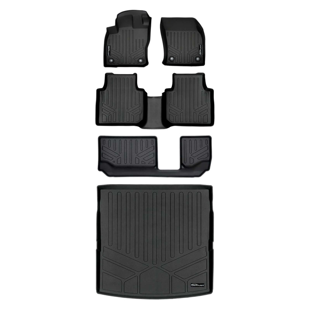 SMARTLINER Floor Liners for 2018-2024 Volkswagen Tiguan (7 Passenger)