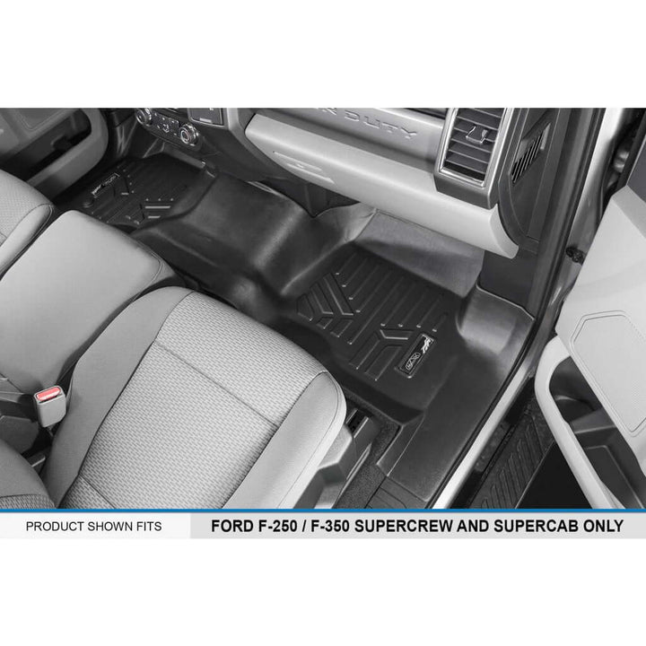 Tapetes SMARTLINER a medida para Ford F-250/F-350 Super Duty Crew Cab 2017-2025 con asiento corrido en la primera fila