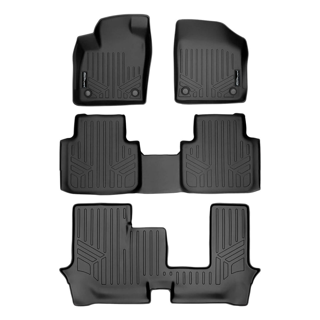 SMARTLINER Floor Liners for 2018-2026 Atlas ((2nd Row Bench))
