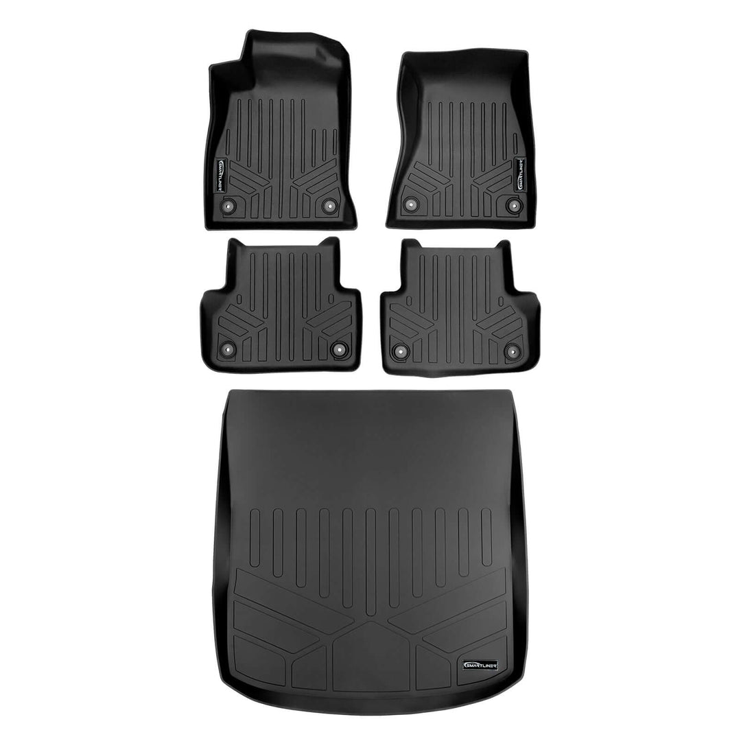 SMARTLINER Floor Liners for 2018-2024 Audi A5 / S5 (Sportback)