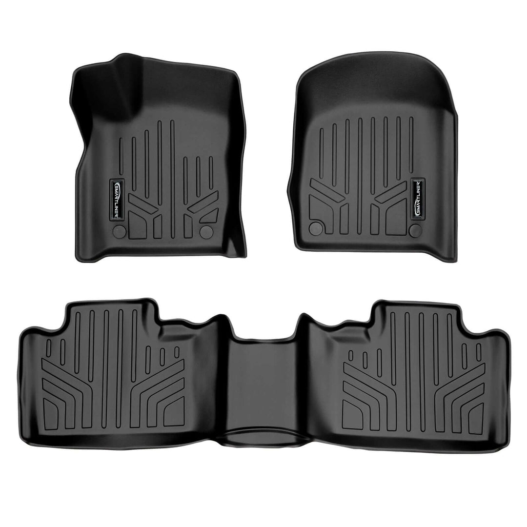 Smart Trim™ Floor Liners For 2016-2025 Dodge Durango ((2nd Row Bucket))