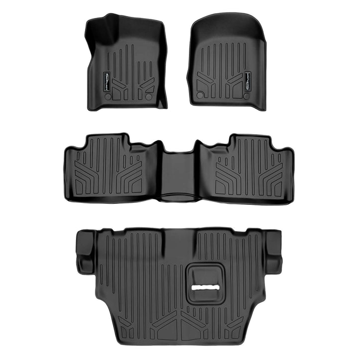 Smart Trim™ Floor Liners For 2016-2025 Dodge Durango ((2nd Row Bench))