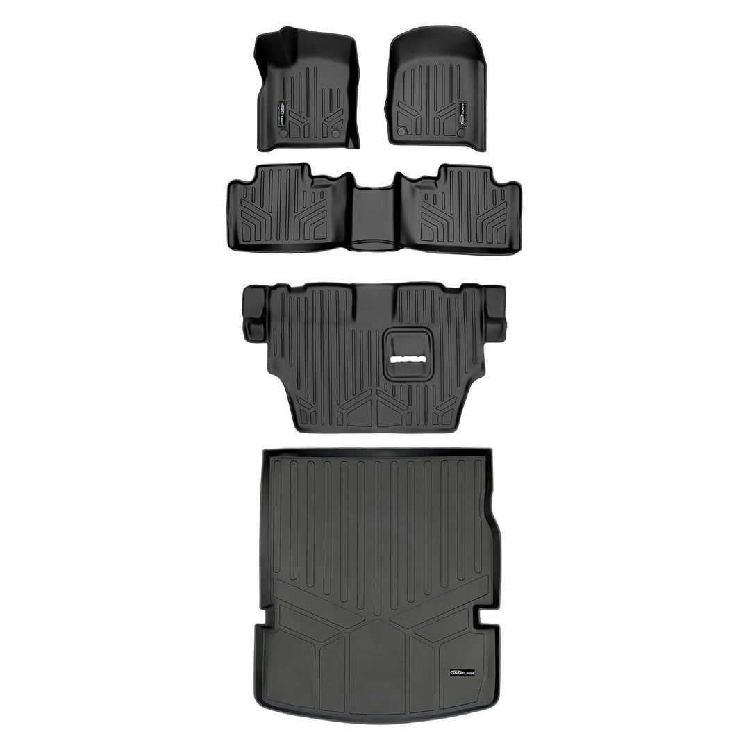 Smart Trim™ Floor Liners For 2016-2025 Dodge Durango ((2nd Row Bench))