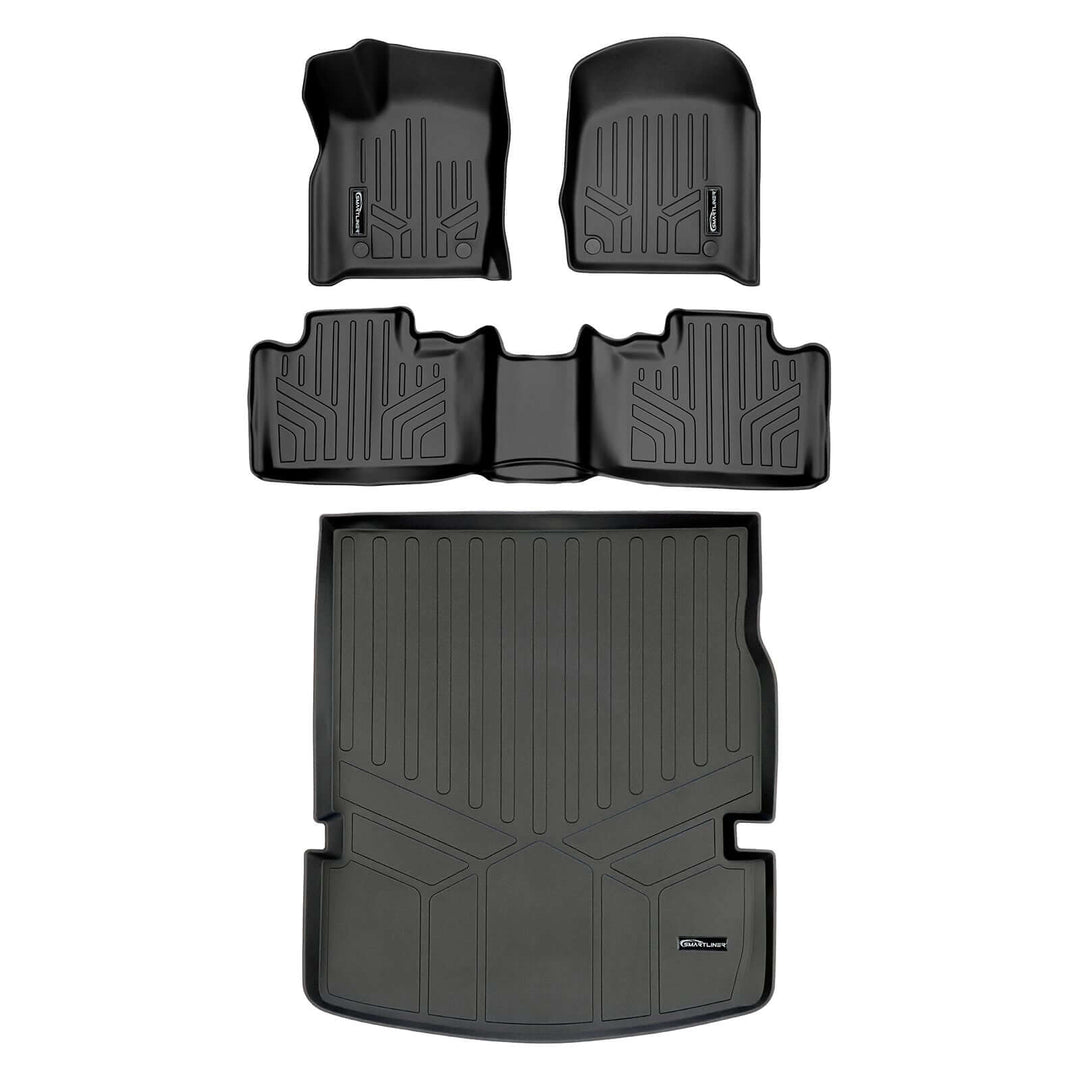 Smart Trim™ Floor Liners For 2016-2025 Dodge Durango ((2nd Row Bucket))