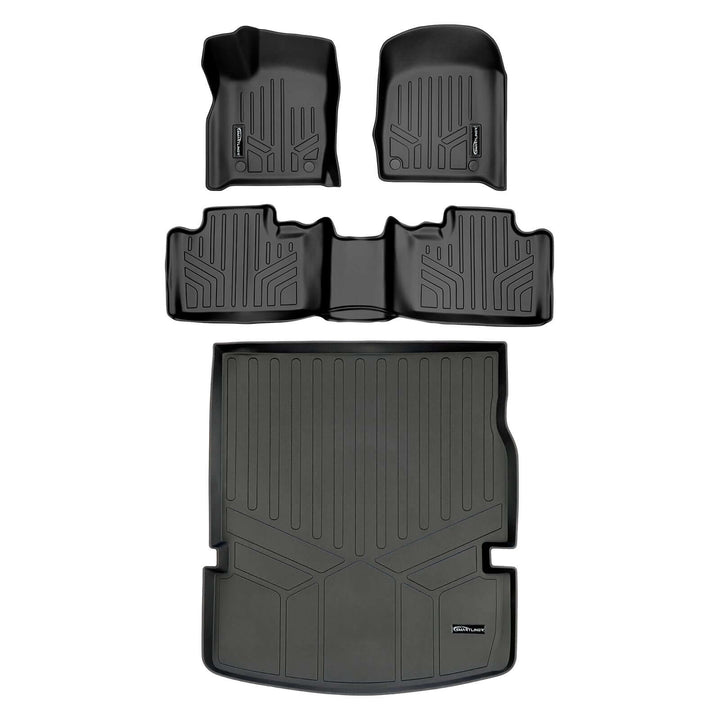 Smart Trim™ Floor Liners For 2016-2025 Dodge Durango ((2nd Row Bucket))