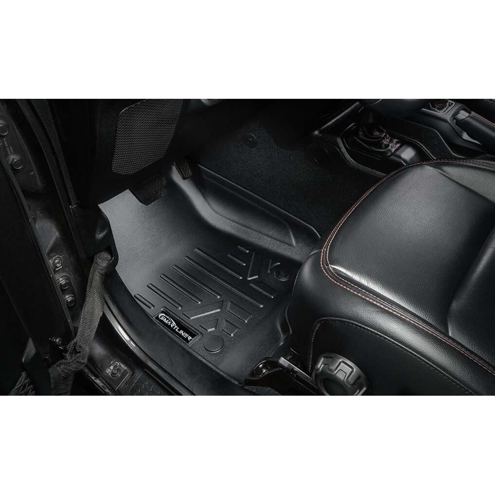 SMARTLINER Floor Liners for 2021-2025 Jeep Wrangler 4xe (Without Trail-Rail system)