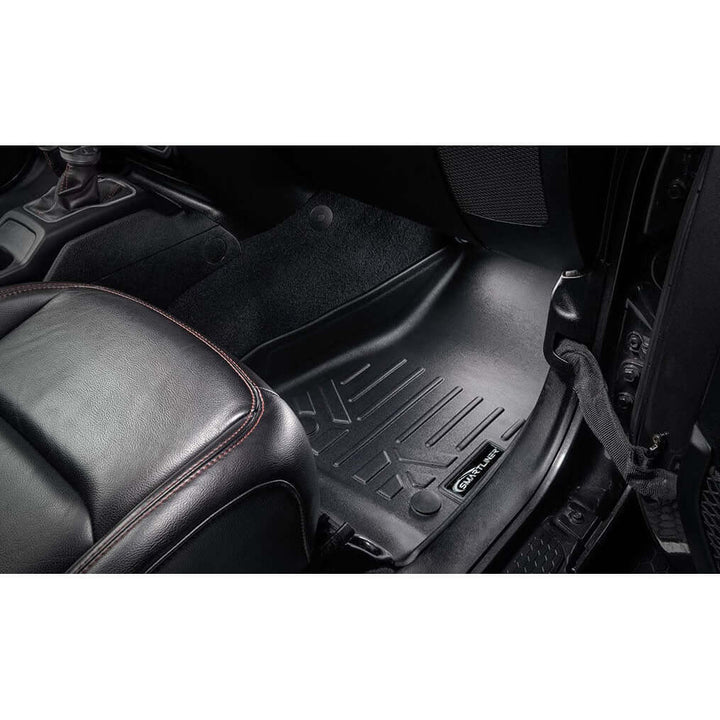 SMARTLINER Floor Liners for 2021-2025 Jeep Wrangler 4xe (With Trail-Rail system)