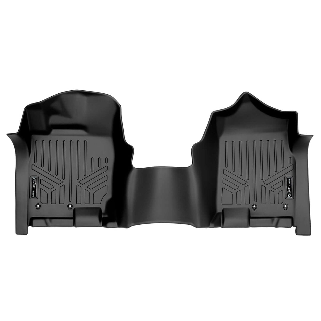 SMARTLINER Floor Liners for 2017-2024 Nissan Titan Crew Cab (1st Row Bench) No Underseat ToolBox and OTH Coverage