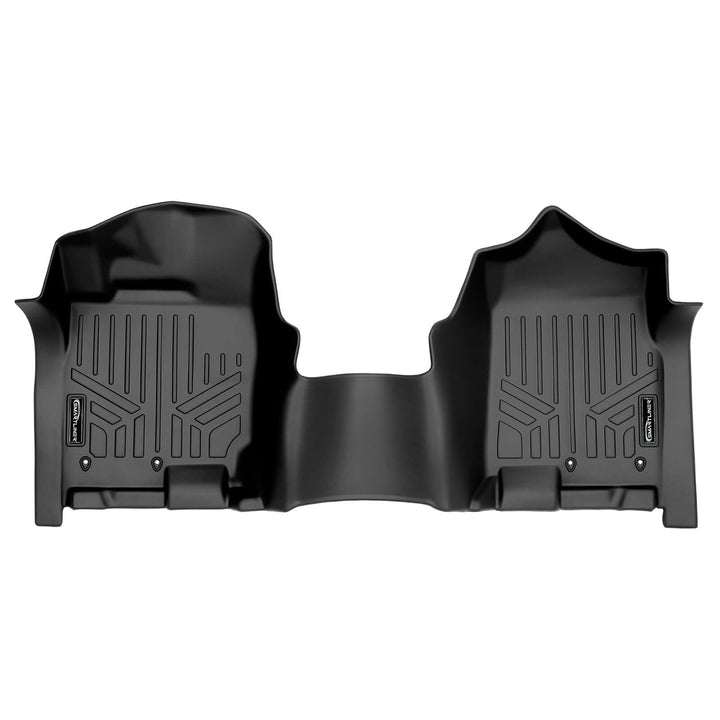 SMARTLINER Floor Liners for 2017-2024 Nissan Titan Crew Cab (1st Row Bench) No Underseat ToolBox and OTH Coverage
