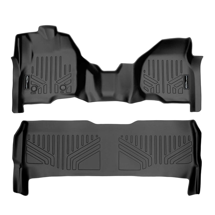 Tapetes SMARTLINER a medida para Ford F-250/F-350/F-450/F-550 Super Duty Crew Cab 2012-2016 con pedal elevado del lado del conductor