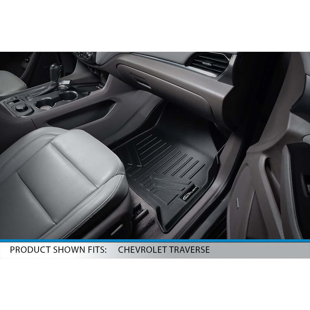 SMARTLINER Floor Liners for 2018-2023 Chevrolet Traverse ((2nd Row Bench))