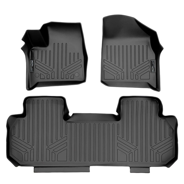 SMARTLINER Floor Liners for 2024-2026 GMC Acadia/Chevrolet Traverse/Buick Enclave (2nd Row Bench)s