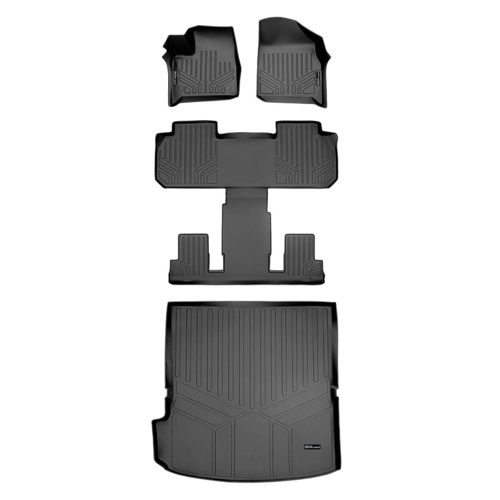 SMARTLINER Custom Fit Floor Liners For 2018-2023 Chevrolet Traverse with 2nd Row Bucket Seats