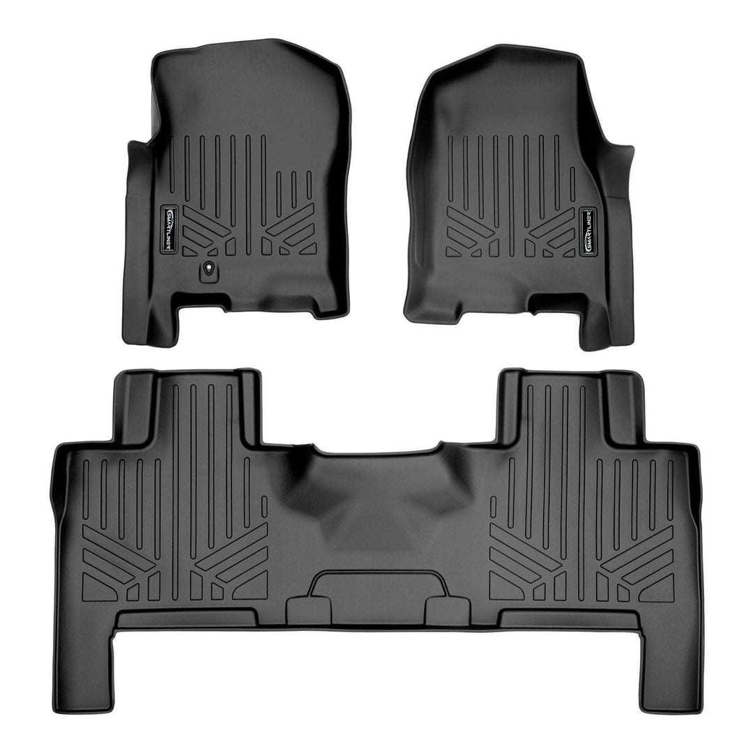 Tapetes Smart Trim™ de ajuste personalizado para Ford Expedition/Lincoln Navigator 2007-2017 (con asiento corrido en la segunda fila o consola)