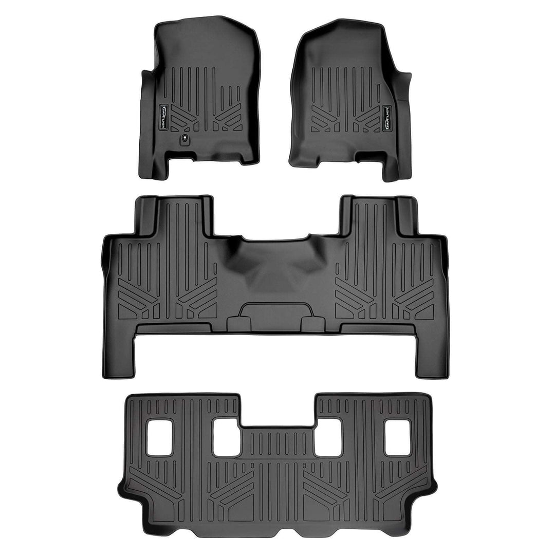 Alfombrillas Smart Trim™ de ajuste personalizado para Ford Expedition EL/Lincoln Navigator L (con consola) de 2007 a 2017