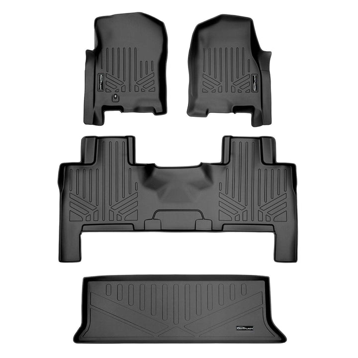 Tapetes Smart Trim™ de ajuste personalizado para Ford Expedition/Lincoln Navigator 2007-2017 (con asiento corrido en la segunda fila o consola)