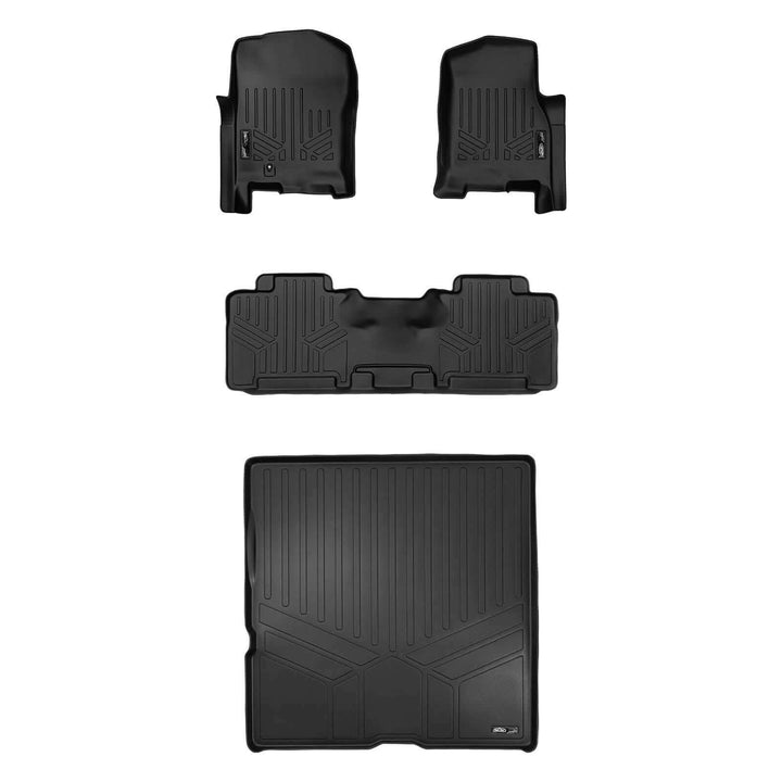 Tapetes Smart Trim™ de ajuste personalizado para Ford Expedition/Lincoln Navigator 2007-2017 (con asiento corrido en la segunda fila o consola)