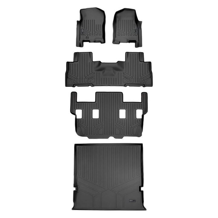 Alfombrillas SMARTLINER a medida para Ford Expedition/Lincoln Navigator 2007-2017 con asientos individuales en la segunda fila (no incluye modelos EL ni L).