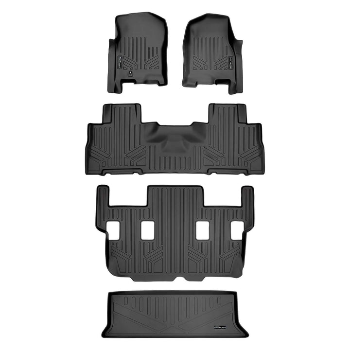 Alfombrillas SMARTLINER a medida para Ford Expedition/Lincoln Navigator 2007-2017 con asientos individuales en la segunda fila (no incluye modelos EL ni L).