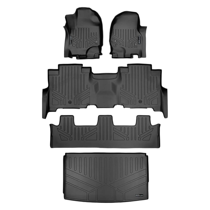 Tapetes Smartliner a medida para Ford Expedition Max/Lincoln Navigator L 2018-2024 (con asiento corrido en la segunda fila)