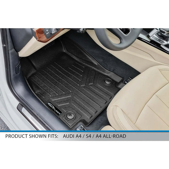 SMARTLINER Floor Liners for 2017-2025 Audi A4 Sedan (non-all road models)/ S4
